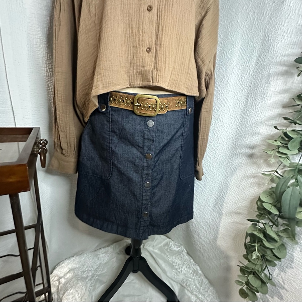 7th Avenue Design Studio New York & Co Women’s Denim Mini Skirt Size 12